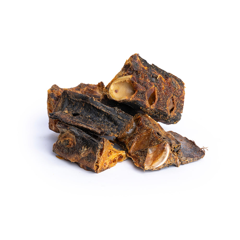 Kleine Thunfisch Knochen für Hunde (100g oder 1.000g)