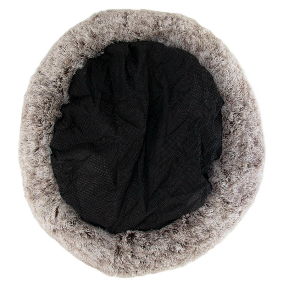 Hundebett Donut mit rutschfester Unterseite
