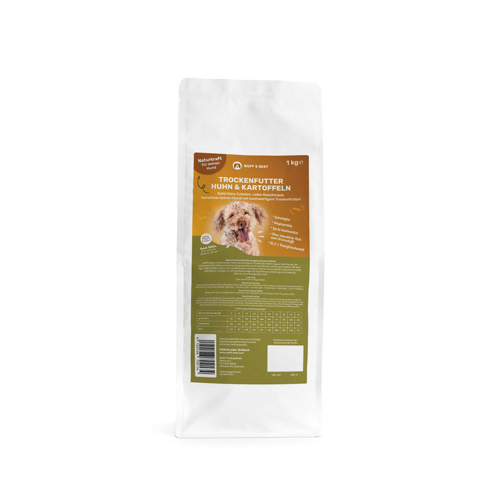 WuffsBest_Hundefutter_Huhn&Kartoffeln_1kg